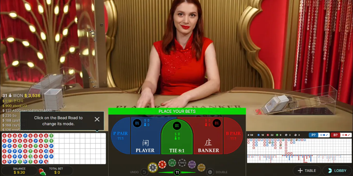 Baccarat - Gameplay 1 - cyl88casino