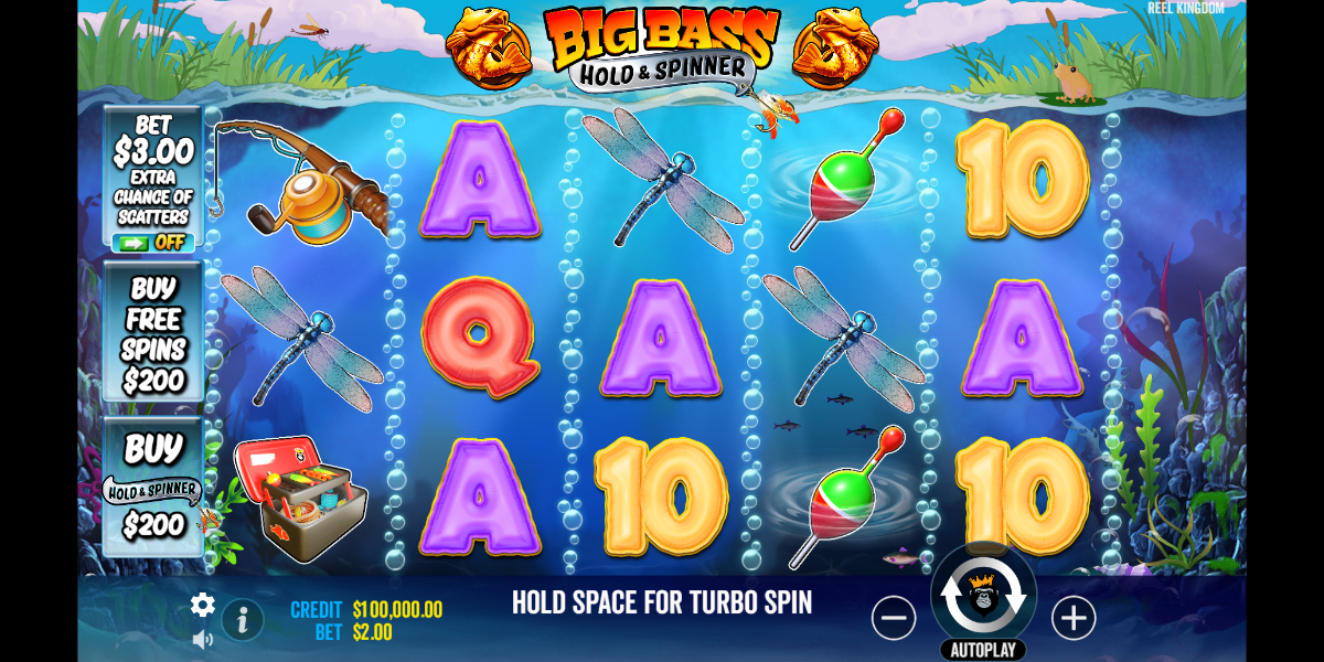 Big Bass Hold & Spinner Slot - Interface - cyl88casino