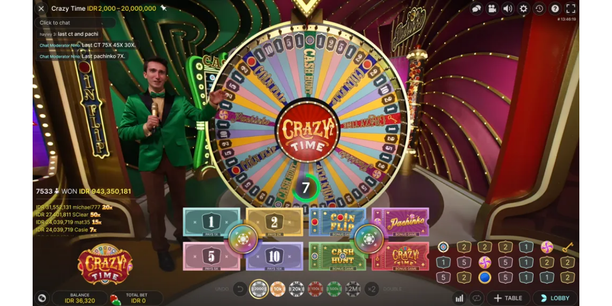 Crazy Time - Interface - cyl88casino