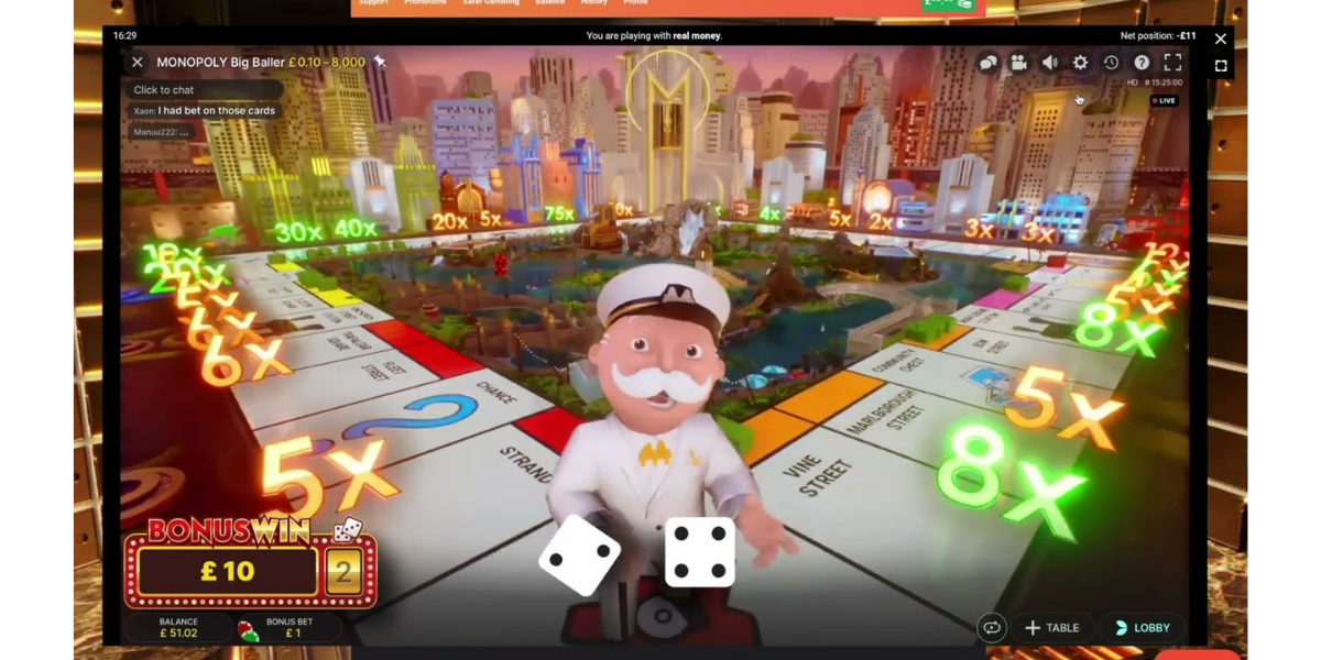Monopoly Big Baller - Gameplay 2 - cyl88casino