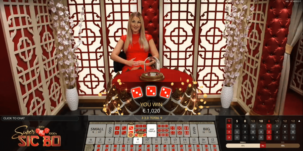 Sic Bo - Gameplay 2 - cyl88casino