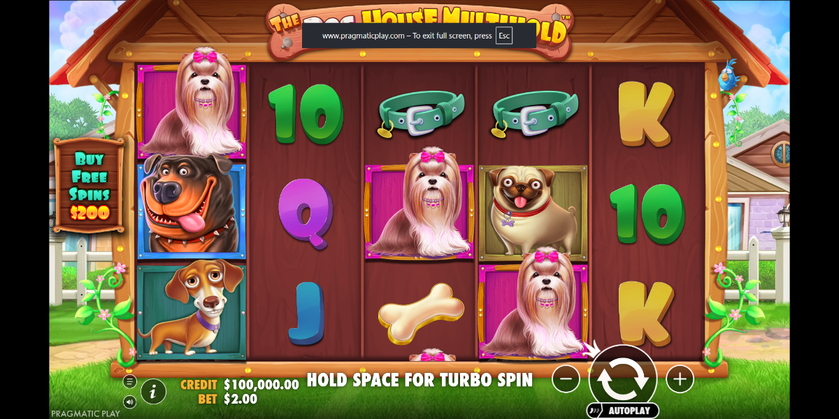 The Dog House Multihold Slot - Interface - cyl88casino