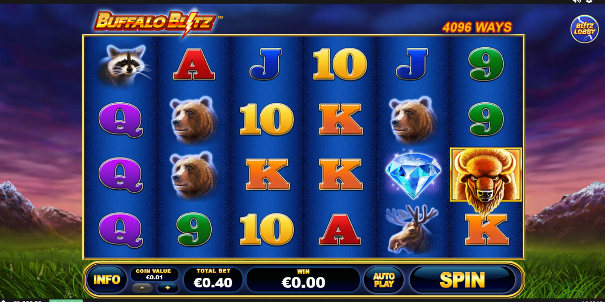 Buffalo Blitz Slot - Interface - cyl88casino
