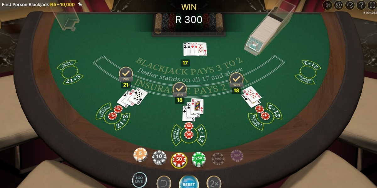 First Person Blackjack - Gameplay 1 - cyl88casino