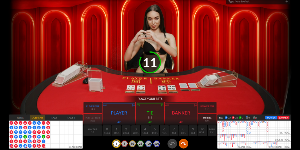 Sexy Baccarat - Gameplay 1 - cyl88casino