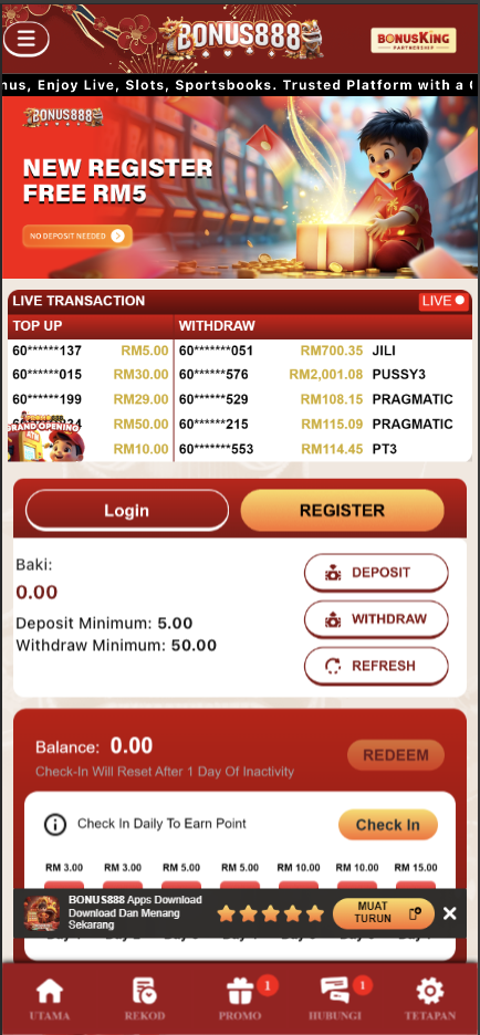 Bonus888 - Homepage - cyl88casino