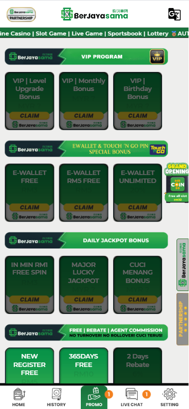 Berjayasama - Promotion - cyl88casino