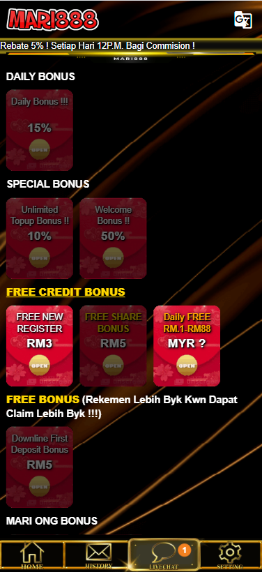 Mari888 - Promotion - cyl88casino