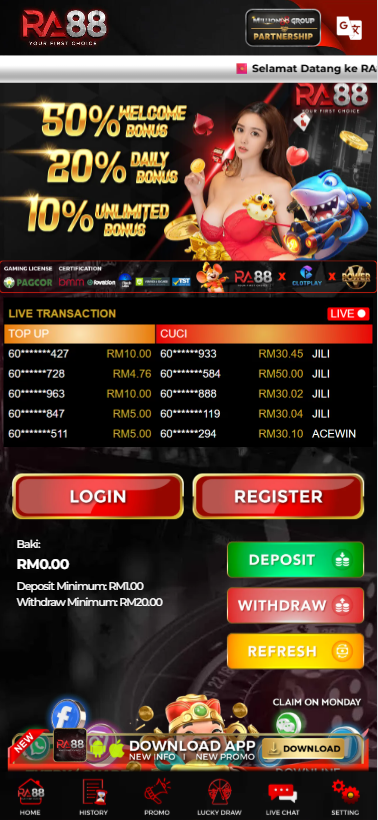 RA88 - Homepage - cyl88casino